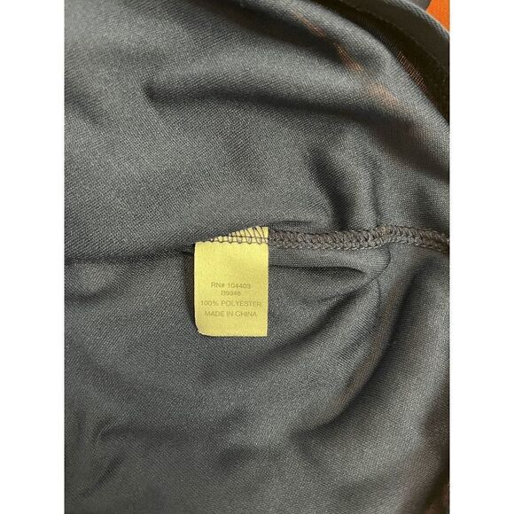 Charming Charlie Womens Lined Long Sleeve Scoop neck Shift Dress Orange Blue Sz - Picture 7 of 7